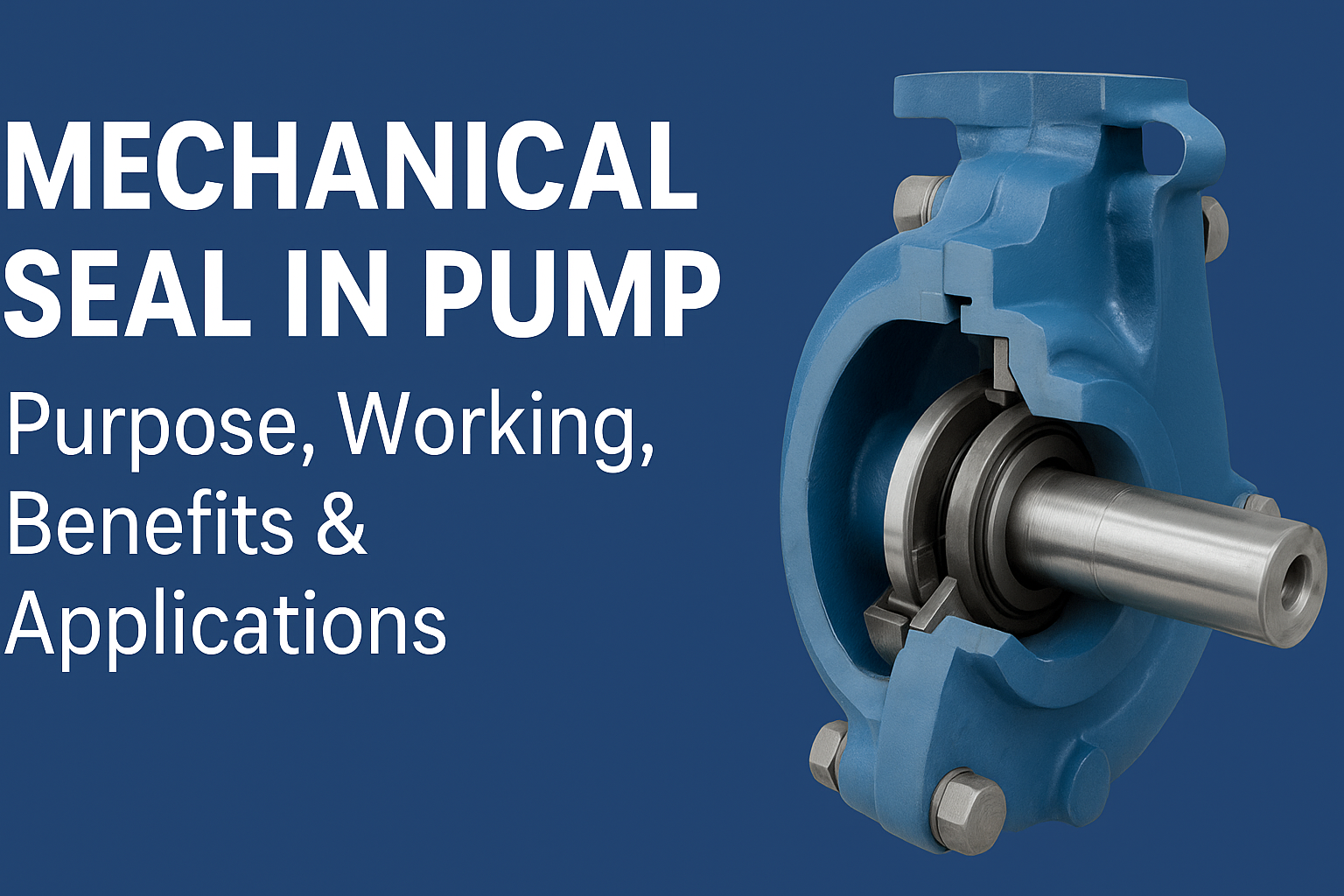 Mechanical Seal in Pump – Purpose, Working, Benefits &amp; Applications
