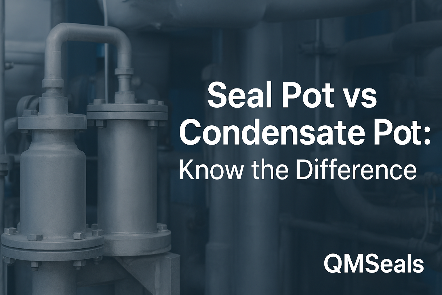 What is the Difference Between Seal Pot and Condensate Pot?